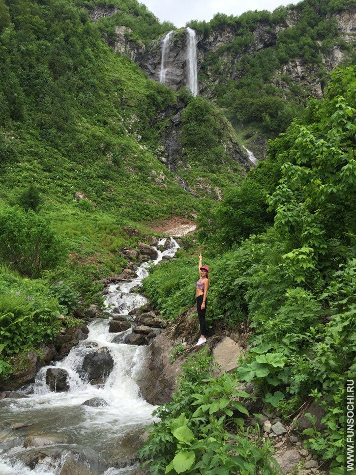 Водопад Поликаря, Красная Поляна