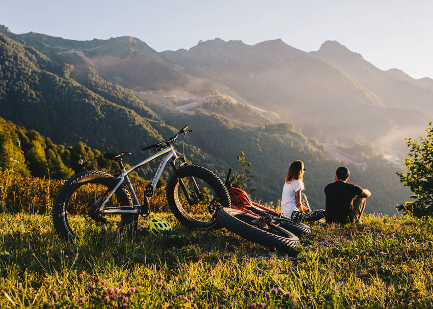 Велопрогулки на Роза Хутор с Riders Bike